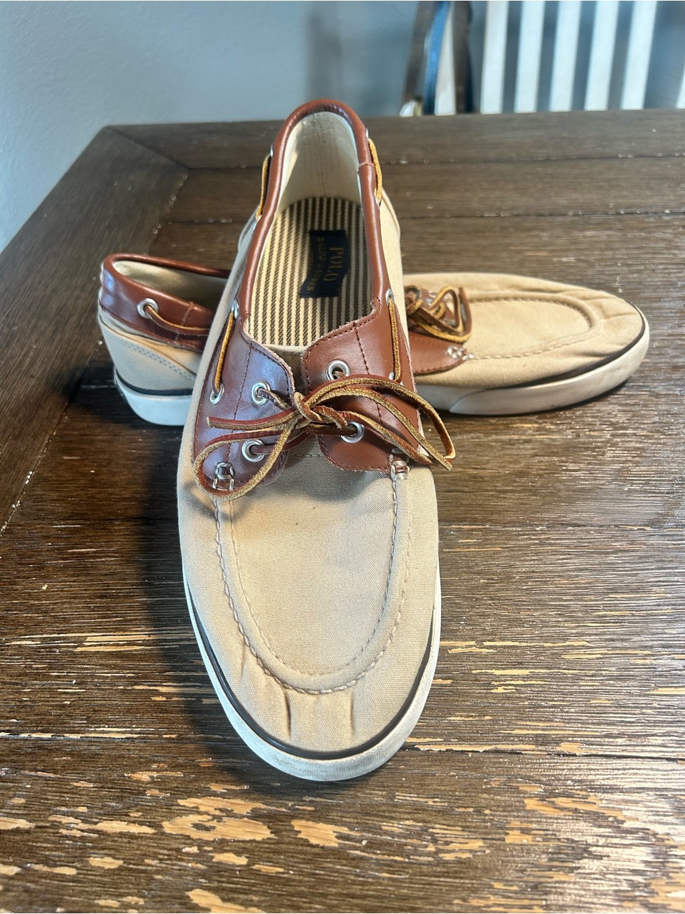 Polo Ralph Lauren Rylander boat shoes size 12d